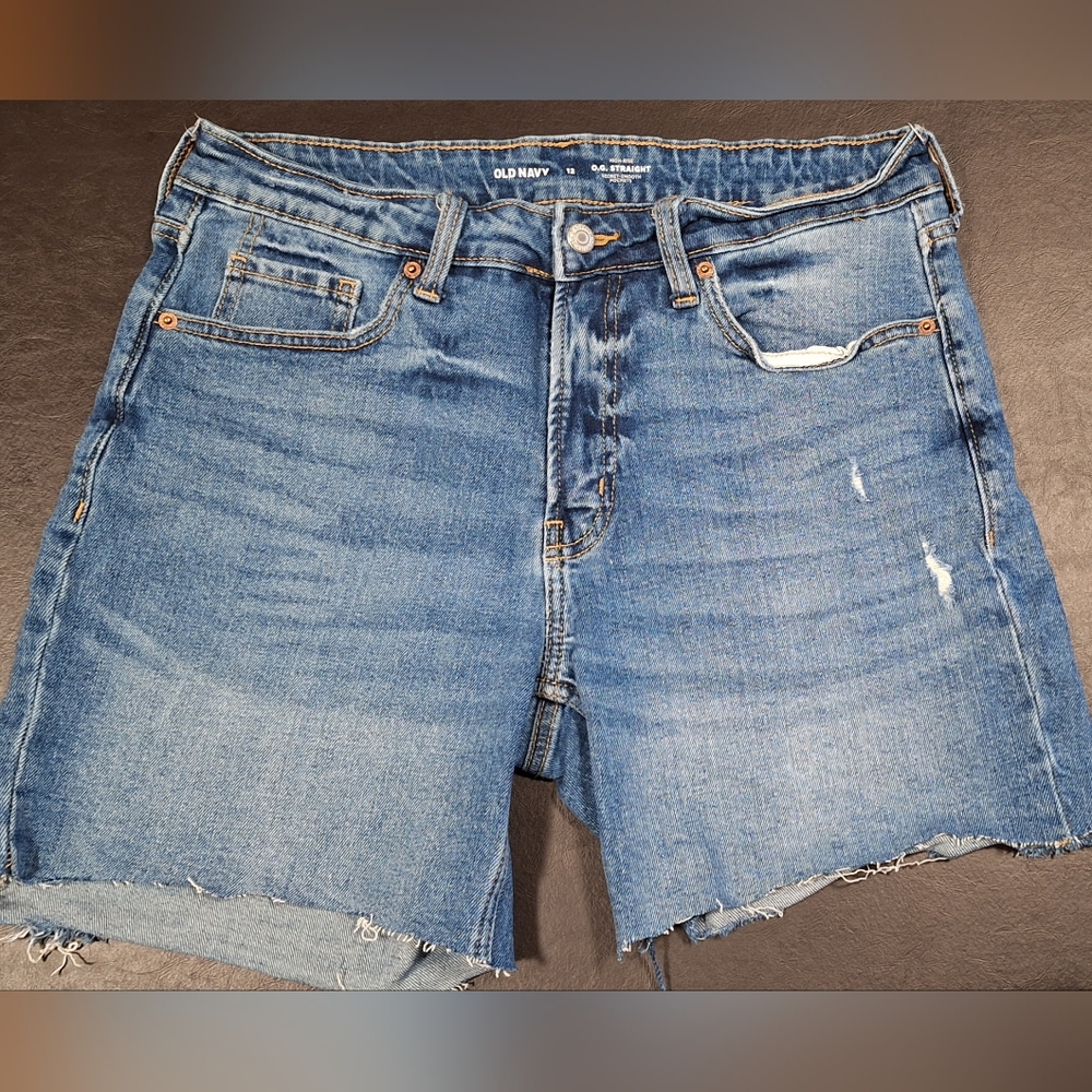 Old Navy High-Rise O.G. Straight Denim Shorts      ☆SIZE 12☆